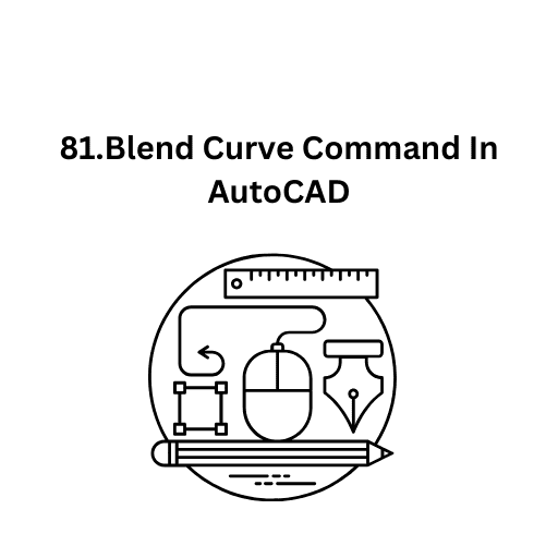 81.Blend Curve Command In AutoCAD